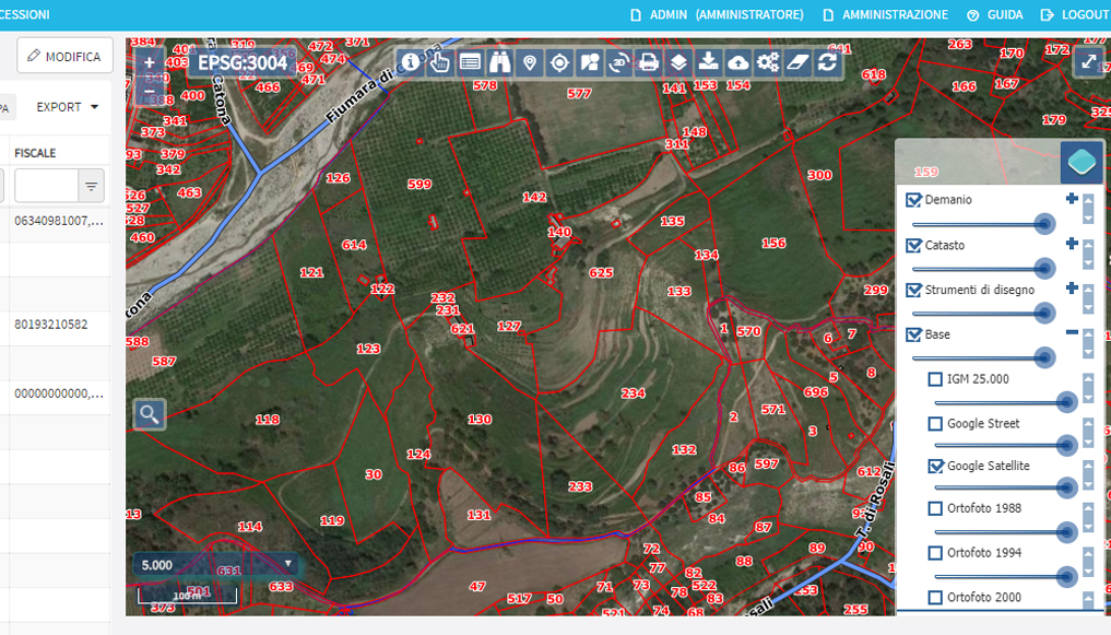 GeoDemanio Strumenti